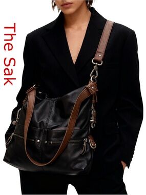 THE SAK
 Ashland Leather Bucket - Meadow